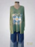 Remeron modal crep manga larga verde bandera vintage Art9068