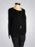 Pullover tipo jersey negro ART9259 - comprar online