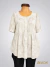 Camisa tipo Blusa Semi Evase en Tela CEY Natural ART9412