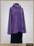 Maxi buzo tipo manta polar polar y gamuza violeta ART9118 - comprar online