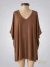 Vestido remerón modal crep habano ART9362