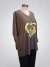 Remeron modal crep manga larga corazón dorado ART9161 - comprar online