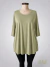 Remera escote redondo Verde musgo ART9352