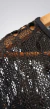 Sweater tipo crochet hilos de lurex negro ART9287 - comprar online