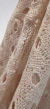 Sweater tipo crochet hilos de lurex rosa ART9289 - comprar online