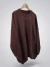 Pullover poncho con bolsillo chocolate ART9077 en internet