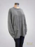 Pullover poncho con bolsillo Gris ART9113