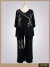 Conjunto negro estampas blancas ART8624