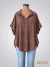 Camisola bordada marrón ART9368