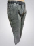 Jeans tipo palazo con elástico en la Cintura Gris gastado ART9499 - comprar online