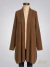 Saco Tejido tipo Angora Marrón oversize ART9098