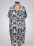 Vestido clásico con escote tipo chomba Negro ART8412