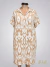 Vestido clásico con escote tipo chomba Beige ART8413