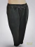 Pantalón tipo babucha corderoy con piel Negro ART7814