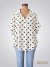 Camisola natural con lunares negros ART9464