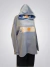 Maxi buzo tipo manta polar celeste Bandera grande ART9053 - Laura Natale Moda