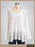 Sweater tipo crochet blanco ART9094