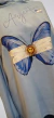 Maxi buzo tipo manta polar celeste Mariposa Argentina ART9054 - tienda online