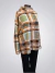 Maxi buzo tipo manta polar premium Escocés verde ART9126 - Laura Natale Moda