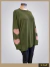 Pullover verde MANGAS OXFORD "XL" ART9130