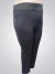 Calza lycra frisada con piel Semi recta negra ART9148 - Laura Natale Moda