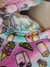 Cangurito micropolar rosa con diseños ART5813 - Laura Natale Moda