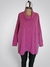 Polerón Lanilla Hilos Plata Fucsia ART7720 en internet
