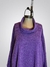 Imagen de Polerón Lanilla Hilos Plata Violeta ART7721