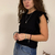 Musculosa Caterina Negro - Laurencia