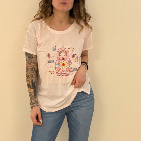 Remera Mamushka Rosa