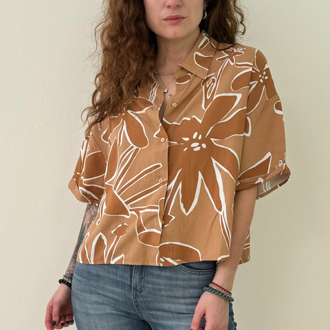 Camisa Florinda Camel