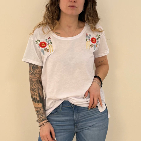 Remera Corina Blanco