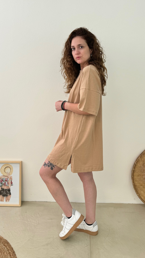 Vestido Bari Avellana - comprar online