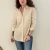Camisa Franca Beige - tienda online