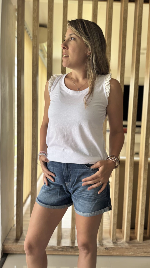 Musculosa Anita Blanco - comprar online