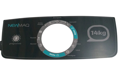 adesivo lavadora newamq 14kg preto