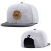 Boné Anth co Ollie Cinza Claro Aba Reta Aberto Com Ajuste Snapback