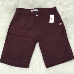 Shorts Sarja Vinho