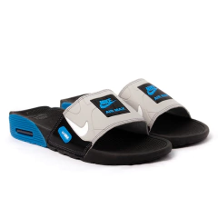 Chinelo Slide Air Max 90 Preto/Azul na internet