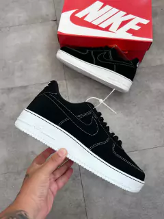 Imagem do Tênis Nike Air Force Preto Fat Lace