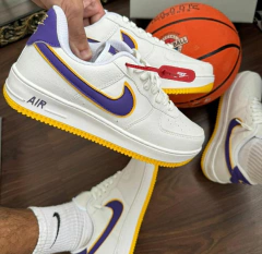 Tênis Nike Air Force LA Lakers - Fwstoree
