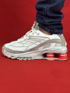 Tênis Nike Shox Ride 2 Supreme Cinza Nacional na internet