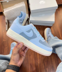 Tênis Nike Air Force Luxo Azul 34 ao 43