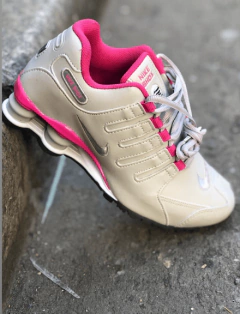 Tênis Nike Shox Nz 4 Molas Rosa/Cinza Feminino - loja online