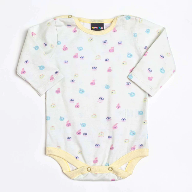 Body Amiguitas Amarillo 0 a 24 meses