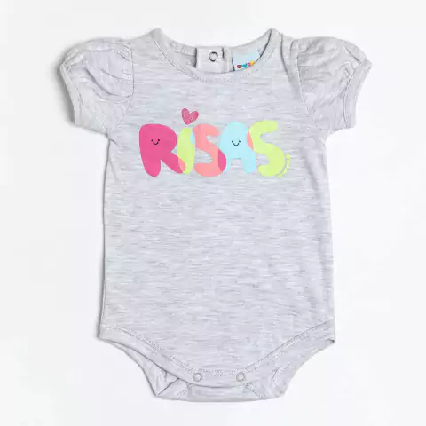 Body Risas Melange 0 a 24 meses