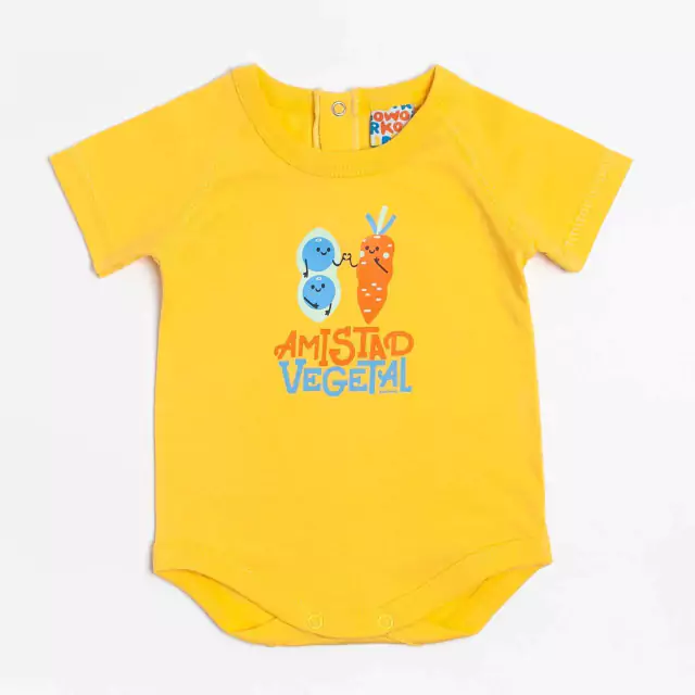 Body Choque los 5! Amarillo 0 a 18 meses