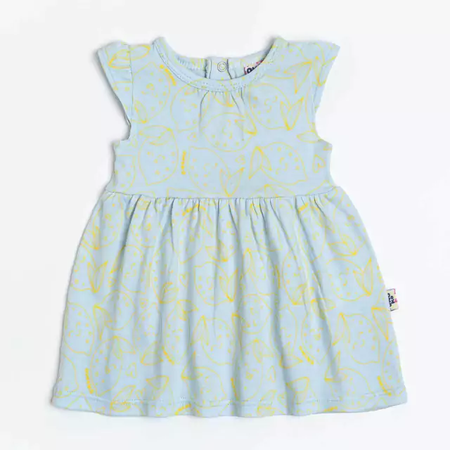 Vestido Limón Celeste 0 a 24 meses