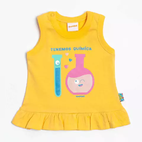 Musculosa Química Amarillo 0 a 24 meses