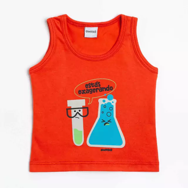Musculosa Tubitos Rojo 0 a 24 meses